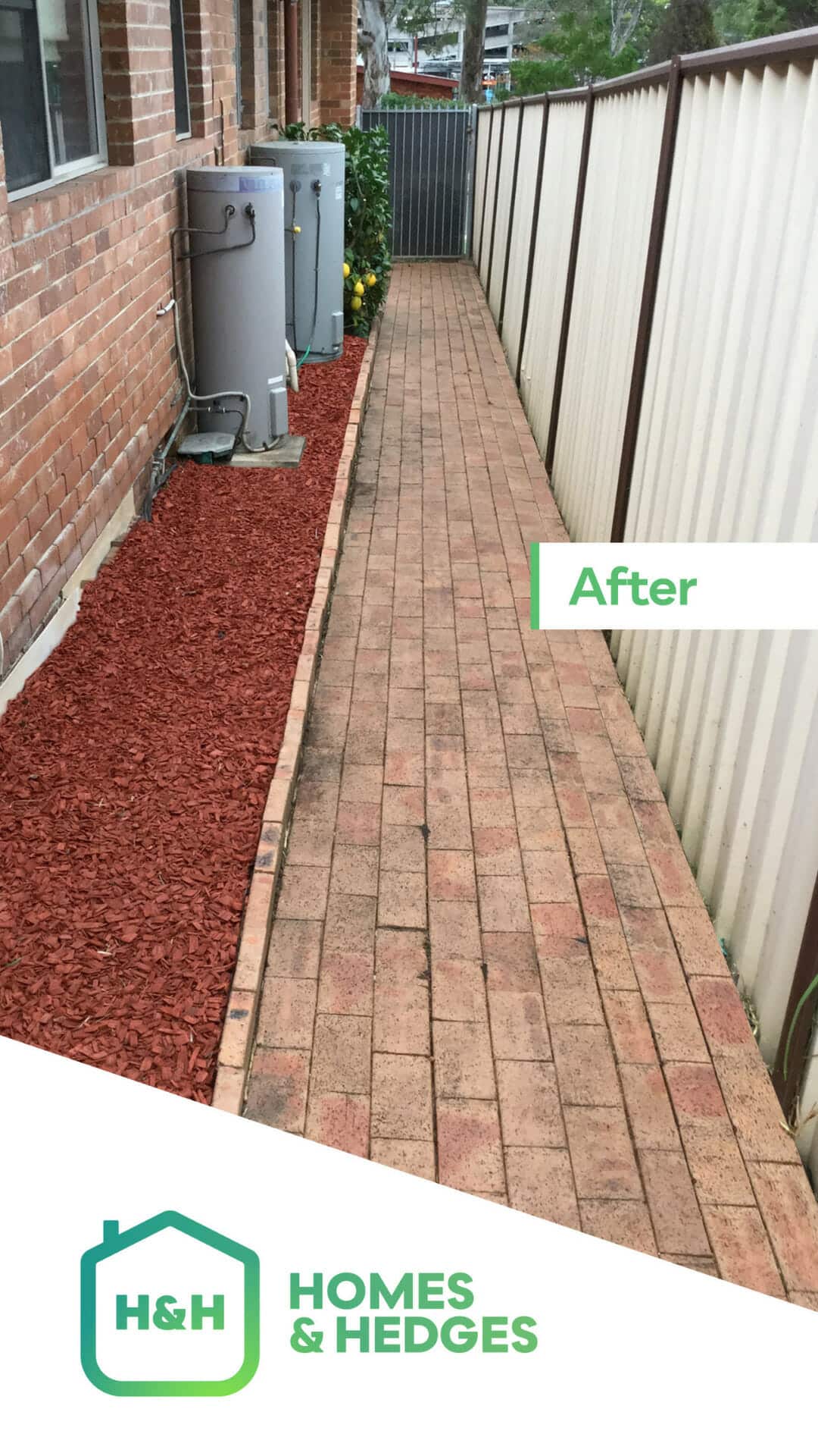 After - cleared and tidied by Homes and Hedges
